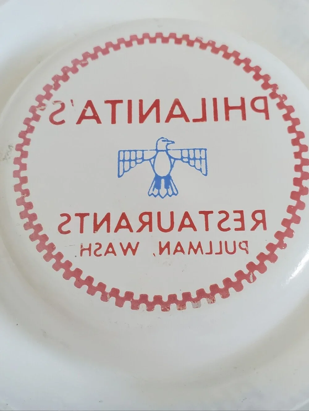 Philanitas Resturaunts Pullman Wash Vtg Ashtray Steaks Seafood Chicken ED 2-1976